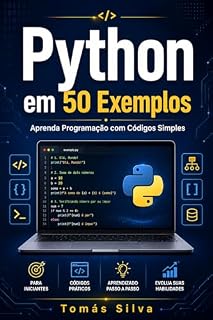 Livro Python em 50 Exemplos: Aprenda Programação com Códigos Simples