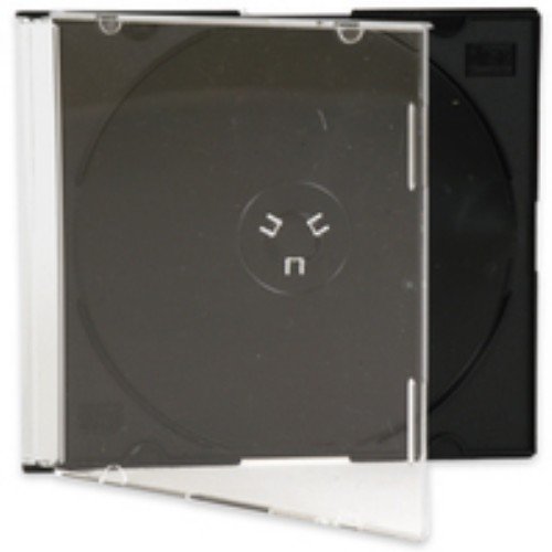 CD Jewel Cases Slim Black Pack of 50 KF02210