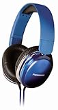 Panasonic RP-HX350ME Blue Over-Ear Headphones w/Mic for iPod/MP3player/Mobiles