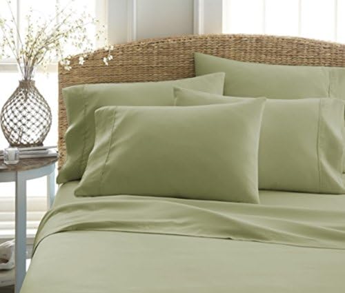Golden Linen Highest Quality Ultra Soft 4 Piece Eco-Friendly Deep Pocket Egyptian Quality Bamboo Bed Sheets Hypoallergenic and Wrinkle Resistant (QUEEN, SAGE)
