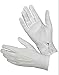 12 Pairs Cotton Parade Gloves with Snap Back Formal Tuxedo Honor Guard White Gloves