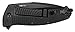 Kershaw Identity Tactical Drop Point Pocket Knife (1995), Features SpeedSafe Assisted Opening, Frame Lock, Reversible Deep Carry Pocket Clip and Textured Handle (Box package),Black