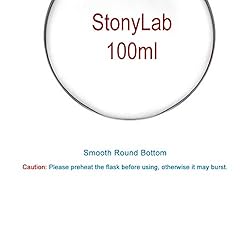 StonyLab Glass 100ml Heavy Wall Single Neck 1 Neck