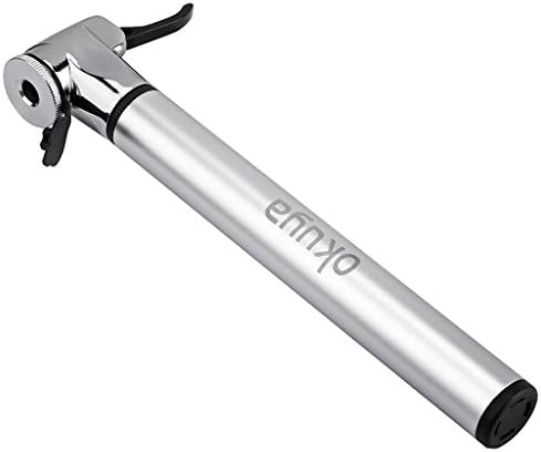 Mini Bike Pump by okuya - Fits Presta and Schrader - High Preesure 300 PSI - Mini Bicycle Tire Pump for Road, Mountain and BMX Bikes Include Mount Kit