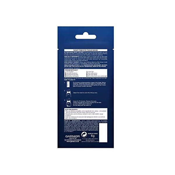 Garnier-Moisture-Bomb-Tissue-Mask-Hyaluronic-Acid-Deep-Sea-Water-Tissue-Eye-Sheet-Mask-6-g Garnier Moisture Bomb Night-Time Eye Sheet Mask Deep Sea Water and Hyaluronic Acid 6g
