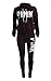 Molisry Women ‘Pink’Word Letter Print Cowl Neck Sweatshirt Long Pant Jumpsuits 2 Piece Outfits