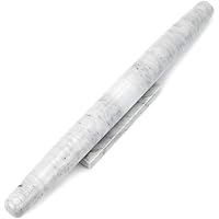 Marble French Rolling Pin for Baking Pizza Dough, Pie & Cookie - Essential Kitchen utensil tools gift ideas for bakers…