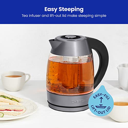 Chefman Digital Electric Kettle with Rapid 3 Minute Boil Technology