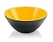 Guzzini My Fusion Bowl, 7-3/4-Inches by 3-1/4-Inches, Yellow, White, Black