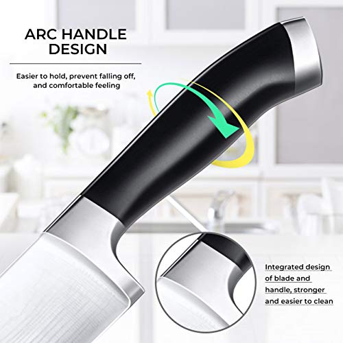 Zotoyi Chef's Knife for Professional Chef Easy Hand-held Pro 8-Inch Stainless-Steel Knife Chef Knife in Kitchen - Thumbnail 2