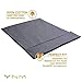 YnM Exclusive Cotton Duvet Cover for Weighted Blankets with 16 Strings (Navy, 48