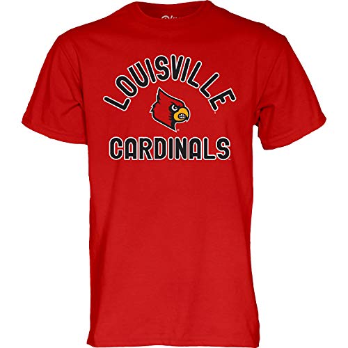 Blue 84 Men's Louisville Cardinals T Shirt Line Up