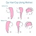 2PCS Turban, Microfiber Dry Hair Towels for Hair Turban Wrap (Rose Red+Pink)