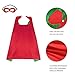iROLEWIN Superhero Capes and Masks for Kids Boys Girls, Super Hero Dress Up Costume Party Gifts Cosplay (multicolored)
