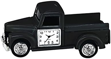 1940's Collectible Pick-up Truck Quartz Desk Clock (Black)