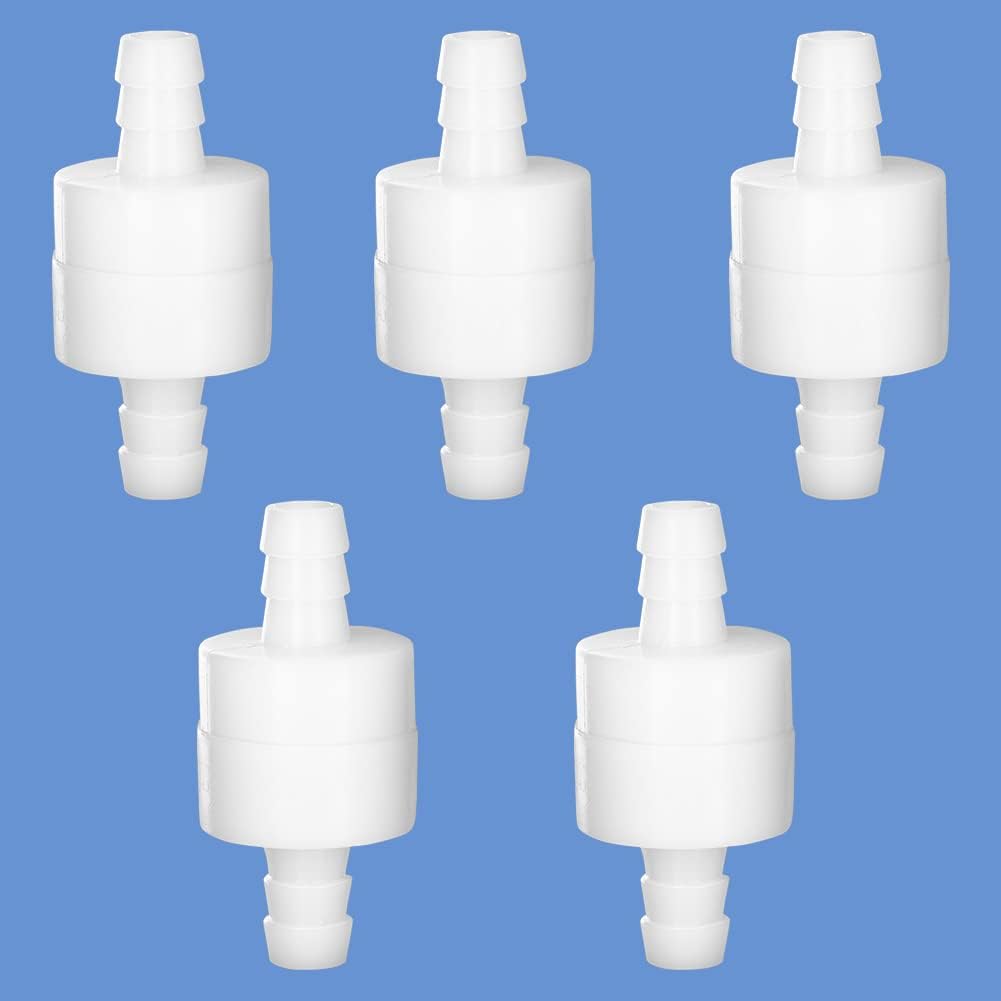 Quickun 1/4" Barb Hose One Way Inline Check Valve