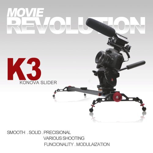 KONOVA Camera Slider K3 80cm (31.5 inch) by KONOVA