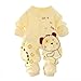 FEITONG Baby Boy Girl Infant Romper Jumpsuit Bodysuit Cotton Clothes Outfit (Age:0-3Months, Yellow)