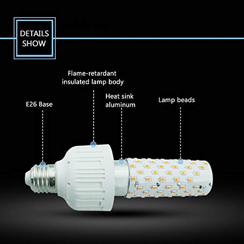 LED Flame Bulb, 4 Modes LED Flame Effect Fire Light Bulb with Upside