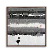 signwin-Framed Canvas Wall Art-Zen-Canvas Prints Home Artwork Decoration for Living Room,Bedroom - 24x24 inches