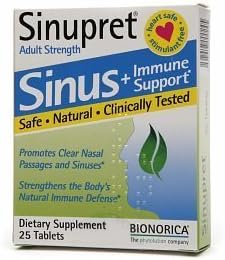 Sinupret Sinus Plus Immune Support Adult Strength Tablets 25 ea by Sinupret