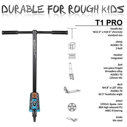 VOKUL Pro Scooters - Stunt Scooter - Intermediate and Advanced Trick Scooters for Kids 8 Years and Up, Teens and Adults - Durable, Smooth, Freestyle Kick Scooter for Boys and Girls