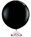 Pmu 36 Inch Latex Balloon Black (Premium Helium Quality) Pkg/6