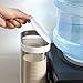 iHEBE Cup Dispenser for Water Dispenser, Paper Cup Holder for Water Cooler, Self Adhesive No Drilling Holes, Anti-Dust Cover, Fits 3-7.5oz Disposable Cups