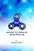 Serenity Spinner Fidget Hand Toy Perfect Stress Reducer - Anti Anxiety , Autism, ADHD - Long Spinning with 3 Removable Bearings for Adults & Kids Blue