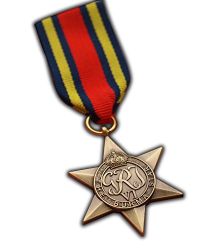 The Burma Star Military Medal WW2 Commonwealth British Military Award For | Army | Navy | RAF | REPLICA George VI