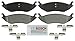 BOSCH BSD967 Severe Duty Disc Brake Pad Set - Compatible With Select Chrysler Aspen; Dodge Durango, Ram 1500, Ram 1500 Van; Ram 1500; REAR