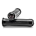 Krator HG001B Black Motorcycle Handlebar (Skull Custom Black Hand Grips Cruiser Chopper Bike 1