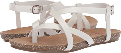 Blowfish Kids Girls  Granola-k, Pearl White Dyecut Polyurethane, 13 M US Little Kid