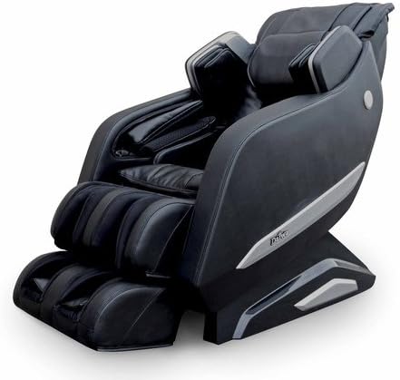 Daiwa Massage Chair Extended L-Shaped Track Massage Chairs Legacy Massager Lounger (Black)