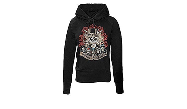 GUNS N' ROSES - Appetite For Destruction - Oficial Sudadera Con Capucha  para mujer - Negro, Large : Amazon.es: Ropa