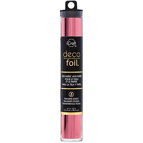 Deco Foil - Transfer Sheets - Champagne, Spring Green, Aqua, Deep Blue, Lilac & Pink Melon - Bundle of 6 Packages