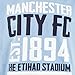 Manchester City FC Mens' Soccer Pajamas