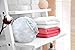 Loofah Bath Sponge XL 75g Set of 4 Pastel Colors by À La Paix - Soft Exfoliating Shower Lufa for Silky Skin - Long-Handle Mesh Body Poufs- Women and Men’s Luffas - Soft Texture - Full Cleanse & Lather