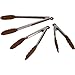 Brown Silicone Tongs Set - 7