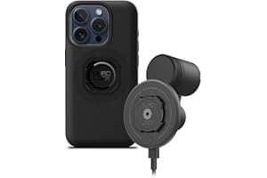 Quad Lock Vent Car Phone Holder Kit with MAG Wireless Charging Head V2 and MAG Phone Case for iPhone 15 Pro