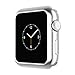 HOCO Case for Apple Watch 3 iWatch TPU Plated Plating Protective Bumper Cover Ultra-Thin Scratch-Resistant Flexible Slim Lightweight Cover for Series 2 Series 3 (42mm Silver)