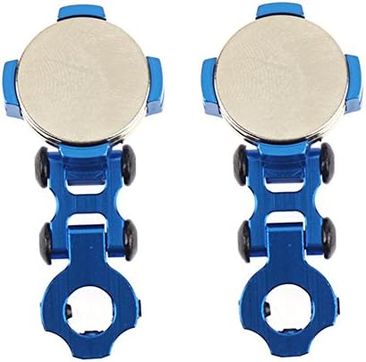 2pcs Invisible Body Post Strong Magnet for 1/10 Axial Scx10 RC Car(Blue)