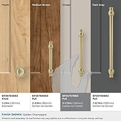 Amerock | Cabinet Pull | Golden Champagne | 5-1/16