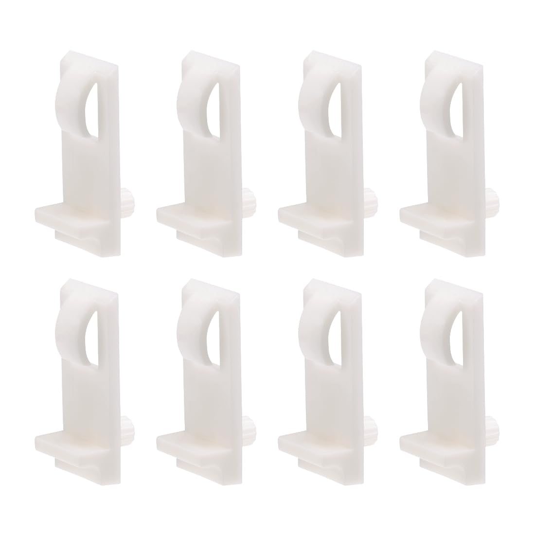 sourcing map Plastic Shelf Support Pegs,5mm Shelf -Locking,Cabinet Shelf Clips,Shelf Bracket Holder Peg,for Kitchen Furniture Book Shelves Supplies,100pcs