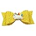Unicorn Hair Bows Clips Double Layer Bowknot for Girls Sequins Glitter Hairpins Pack of 8(Design 2-8pcs)