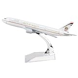 24-hours Etihad Airways Boeing 777 Alloy Metal Model Decorations Plane Model Die-cast 1:400