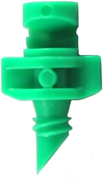 xGarden 60 Pack Green 180 Degree Micro Sprayer Fan Jet - for Hydroponic and Aeroponic Misters and Cloners