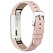 For Fitbit Alta Bands/Fitbit Alta HR Bands, Genuine Leather Replacement Bands for Fitbit Alta/Fitbit Alta HR Pink