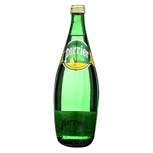 Image of PERRIER, Sparkling Water, Lemon, Pack of 12, Size 25.3 FZ