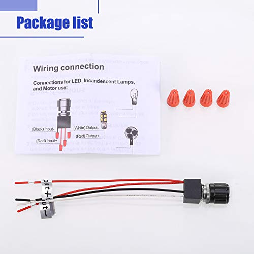 ALOVECO 12 Volt DC Dimmer Switch for LED RV Lights Interior, 524 Volts